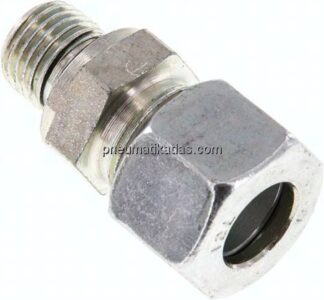 Gerade Schneidringverschr. G 1/4"-12 L (M18x1,5), Stahl verzinkt