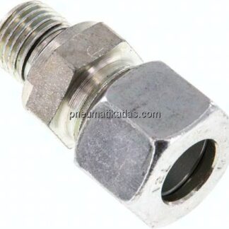 Gerade Schneidringverschr. G 1/4"-12 L (M18x1,5), Stahl verzinkt