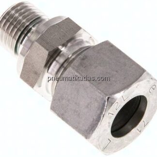 Gerade Schneidringverschr. G 1/4"-12 L (M18x1,5), 1.4571