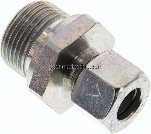 Gerade Schneidringverschr. G 3/4"-12 L (M18x1,5), Stahl verzinkt