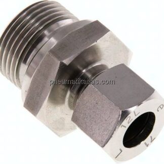 Gerade Schneidringverschr. G 3/4"-12 L (M18x1,5), 1.4571
