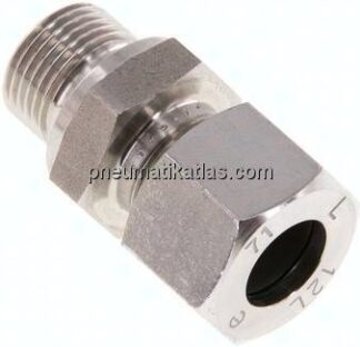 Gerade Schneidringverschr. G 3/8"-12 L (M18x1,5), 1.4571