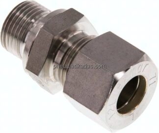 Gerade Schneidringverschr. G 3/8"-12 L (M18x1,5), Klemmring 1.4571 (NC)