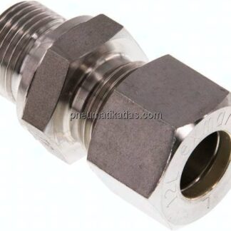 Gerade Schneidringverschr. G 3/8"-12 L (M18x1,5), Klemmring 1.4571 (NC)
