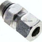 Gerade Schneidringverschr. UNF 3/4"-16-12 S (M20x1,5), Stahl verzinkt