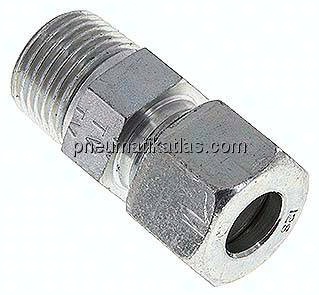 Gerade Schneidringverschr. R 1/2"-12 S (M20x1,5), Stahl verzinkt
