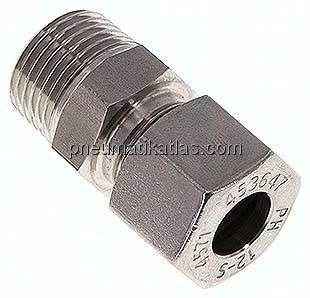 Gerade Schneidringverschr. R 1/2"-12 S (M20x1,5), 1.4571