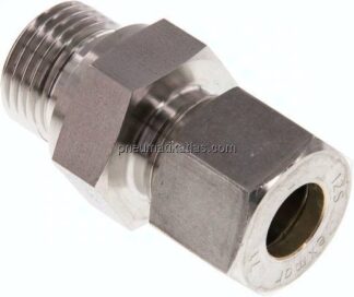 Gerade Schneidringverschr. G 1/2"-12 S (M20x1,5), Klemmring 1.4571 (NC)