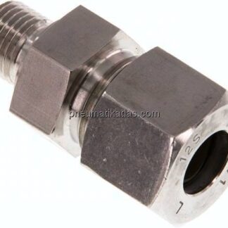 Gerade Schneidringverschr. G 1/4"-12 S (M20x1,5), 1.4571