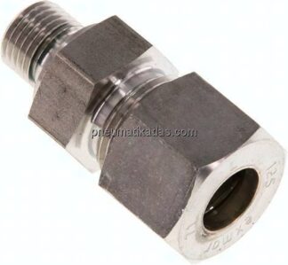 Gerade Schneidringverschr. G 1/4"-12 S (M20x1,5), Klemmring 1.4571 (NC)