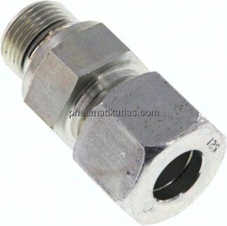 Gerade Schneidringverschr. G 3/8"-12 S (M20x1,5), Stahl verzinkt