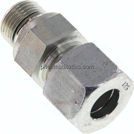 Gerade Schneidringverschr. G 3/8"-12 S (M20x1,5), Stahl verzinkt