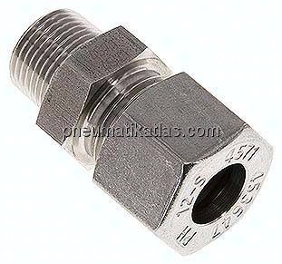 Gerade Schneidringverschr. R 3/8"-12 S (M20x1,5), 1.4571