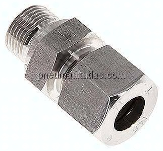 Gerade Schneidringverschr. M 20x1,5-14 S (M22x1,5), 1.4571
