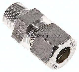 Gerade Schneidringverschr. M 20x1,5-14 S (M22x1,5), Klemmring 1.4571 (NC)
