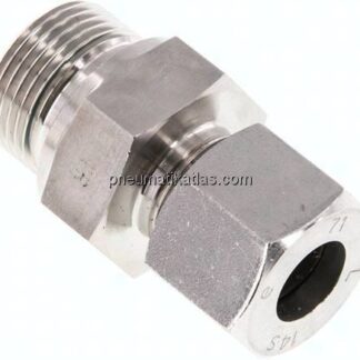 Gerade Schneidringverschr. G 3/4"-14 S (M22x1,5), 1.4571