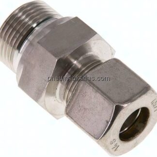 Gerade Schneidringverschr. G 3/4"-14 S (M22x1,5), Klemmring 1.4571 (NC)