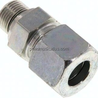 Gerade Schneidringverschr. G 3/8"-14 S (M22x1,5), Stahl verzinkt
