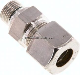 Gerade Schneidringverschr. G 3/8"-14 S (M22x1,5), Klemmring 1.4571 (NC)
