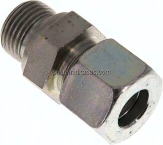 Gerade Schneidringverschr. G 1/2"-14 S (M22x1,5), Stahl verzinkt