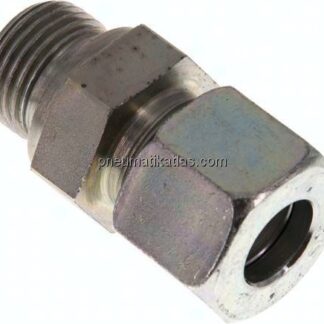 Gerade Schneidringverschr. G 1/2"-14 S (M22x1,5), Stahl verzinkt