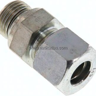 Gerade Schneidringverschr. G 1/2"-14 S (M22x1,5), Stahl verzinkt