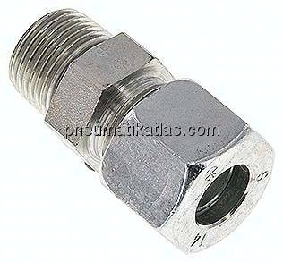 Gerade Schneidringverschr. R 1/2"-14 S (M22x1,5), Stahl verzinkt