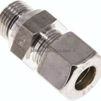Gerade Schneidringverschr. G 1/2"-14 S (M22x1,5), Klemmring 1.4571 (NC)