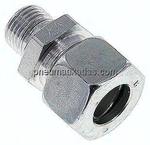 Gerade Schneidringverschr. M 16x1,5-15 L (M22x1,5), Stahl verzinkt