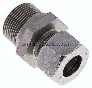Gerade Schneidringverschr. M 26x1,5-15 L (M22x1,5), Stahl verzinkt
