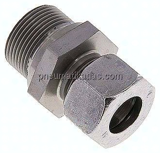 Gerade Schneidringverschr. M 26x1,5-15 L (M22x1,5), Stahl verzinkt