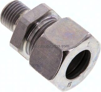 Gerade Schneidringverschr. G 1/4"-15 L (M22x1,5), Stahl verzinkt