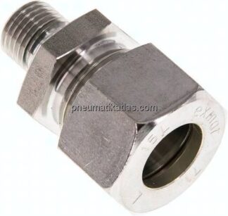 Gerade Schneidringverschr. G 1/4"-15 L (M22x1,5), Klemmring 1.4571 (NC)