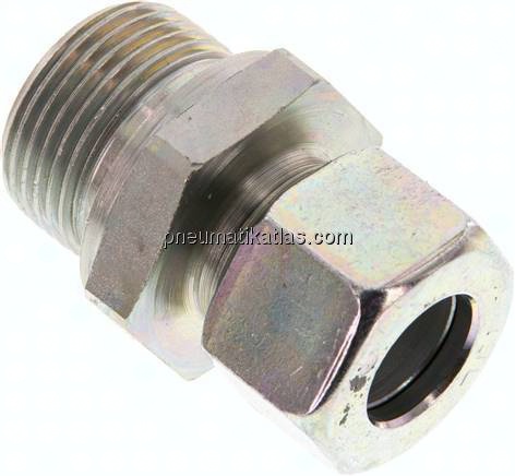 Gerade Schneidringverschr. G 3/4"-15 L (M22x1,5), Stahl verzinkt