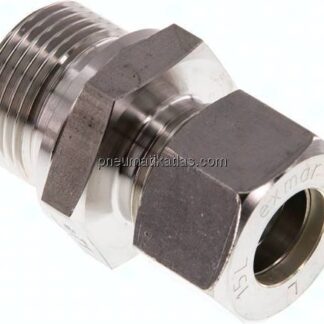 Gerade Schneidringverschr. G 3/4"-15 L (M22x1,5), Klemmring 1.4571 (NC)