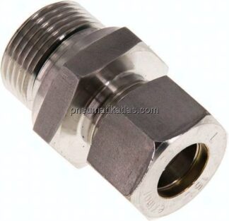 Gerade Schneidringverschr. G 3/4"-15 L (M22x1,5), Klemmring 1.4571 (NC)