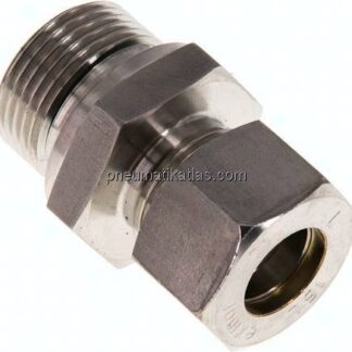 Gerade Schneidringverschr. G 3/4"-15 L (M22x1,5), Klemmring 1.4571 (NC)