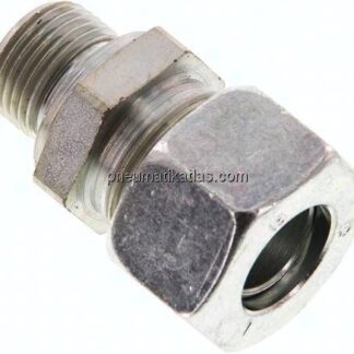 Gerade Schneidringverschr. G 3/8"-15 L (M22x1,5), Stahl verzinkt