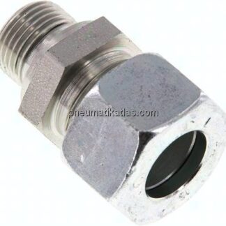 Gerade Schneidringverschr. G 3/8"-15 L (M22x1,5), Stahl verzinkt