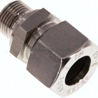 Gerade Schneidringverschr. G 3/8"-15 L (M22x1,5), 1.4571