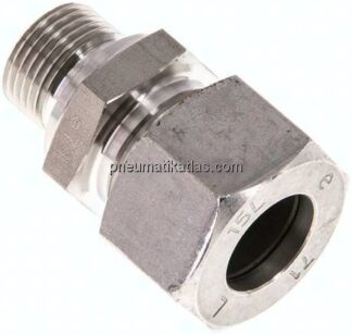 Gerade Schneidringverschr. G 3/8"-15 L (M22x1,5), 1.4571