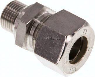Gerade Schneidringverschr. G 3/8"-15 L (M22x1,5), Klemmring 1.4571 (NC)