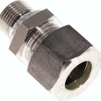 Gerade Schneidringverschr. G 3/8"-15 L (M22x1,5), Klemmring 1.4571 (NC)