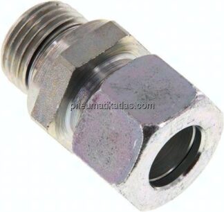 Gerade Schneidringverschr. G 1/2"-15 L (M22x1,5), Stahl verzinkt