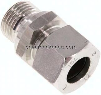 Gerade Schneidringverschr. G 1/2"-15 L (M22x1,5), 1.4571
