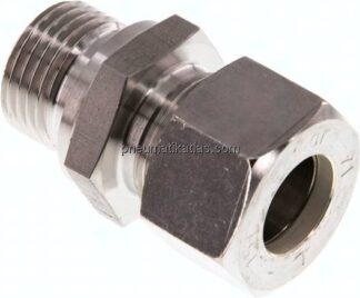 Gerade Schneidringverschr. G 1/2"-15 L (M22x1,5), Klemmring 1.4571 (NC)