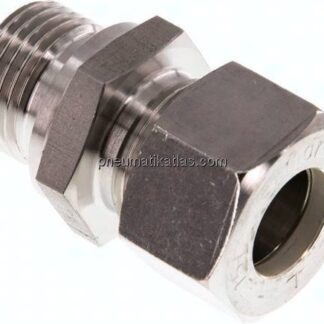 Gerade Schneidringverschr. G 1/2"-15 L (M22x1,5), Klemmring 1.4571 (NC)