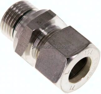 Gerade Schneidringverschr. G 1/2"-15 L (M22x1,5), Klemmring 1.4571 (NC)