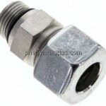 Gerade Schneidringverschr. UNF 3/4"-16-16 S (M24x1,5), Stahl verzinkt