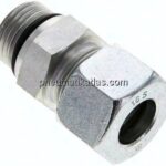 Gerade Schneidringverschr. UNF 7/8"-14-16 S (M24x1,5), Stahl verzinkt